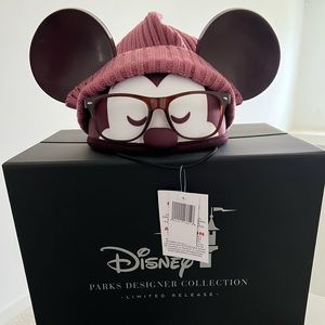 Mickey hipster designer ears. Brand new. Never worn.
